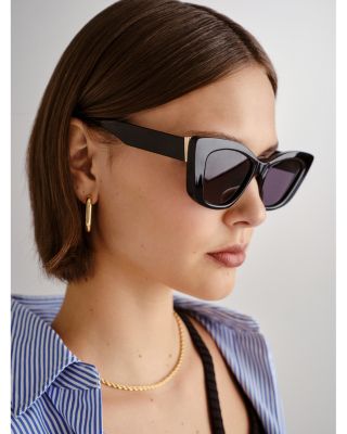 Tranquil Turmoil Cat Eye Sunglasses, 54mm