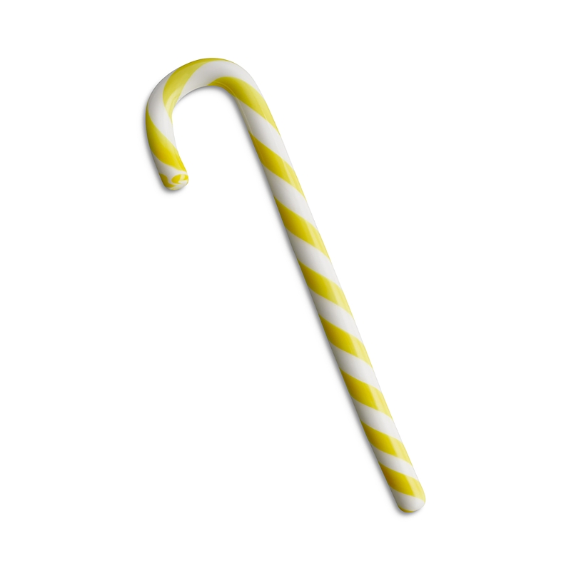 Kosta Boda Crystal Candy Cane Holiday Decoration