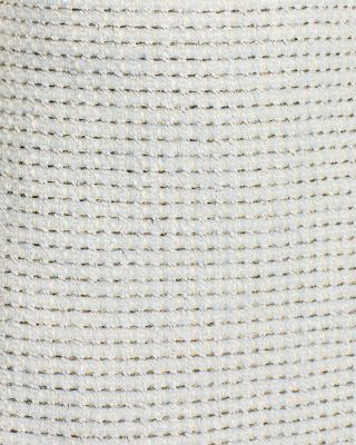 Slit Tweed Mini Skirt