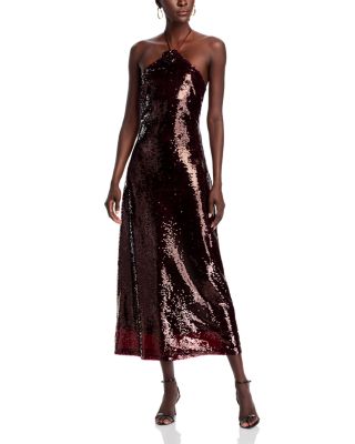 4th & Reckless - Stacey Sequined Halter Dress