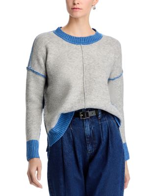 Six Fifty - Contrast Rib Knit Sweater