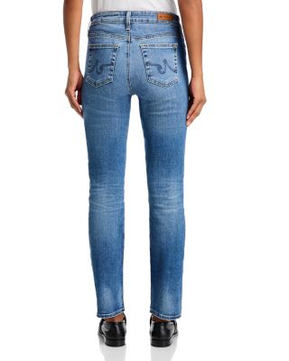 Mari Mid Rise Slim Straight Jeans in 15 Years Shoreline