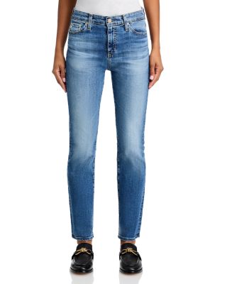 Mari Mid Rise Slim Straight Jeans in 15 Years Shoreline
