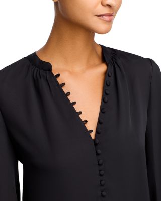 Ava Lace Cuff Blouse