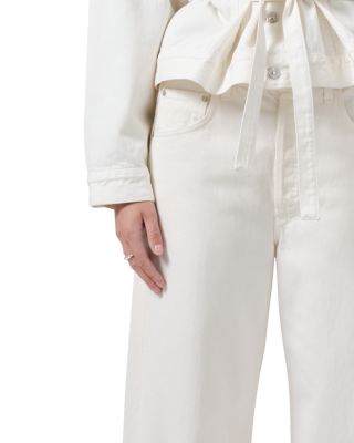 Ayla High Rise Baggy Wide Leg Jeans in Pashmina