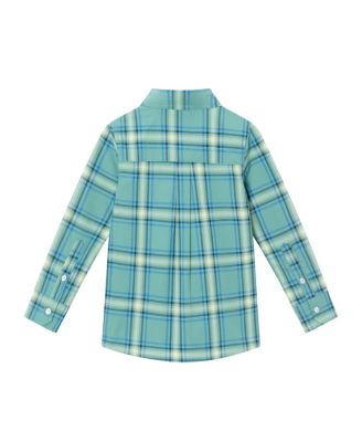 Green Plaid Buttondown Shirt - Little Kid