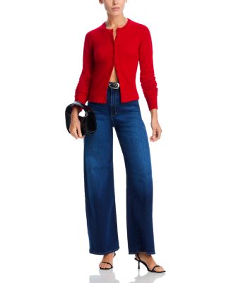 The Mia Petite High Rise Wide Leg Stretch Jeans in Exhale