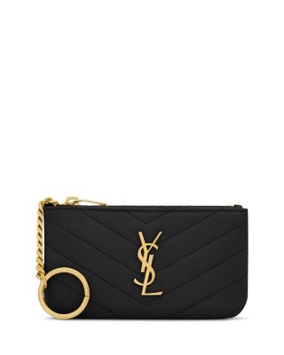 Saint Laurent - Monogram Quilted Leather Key Pouch