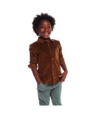 Boys' Garment Washed Corduroy Buttondown - Little Kid, Big Kid