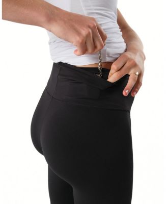Women&#39;s Maternity Stretch Leggings with Bump-Friendly Phone Pocket