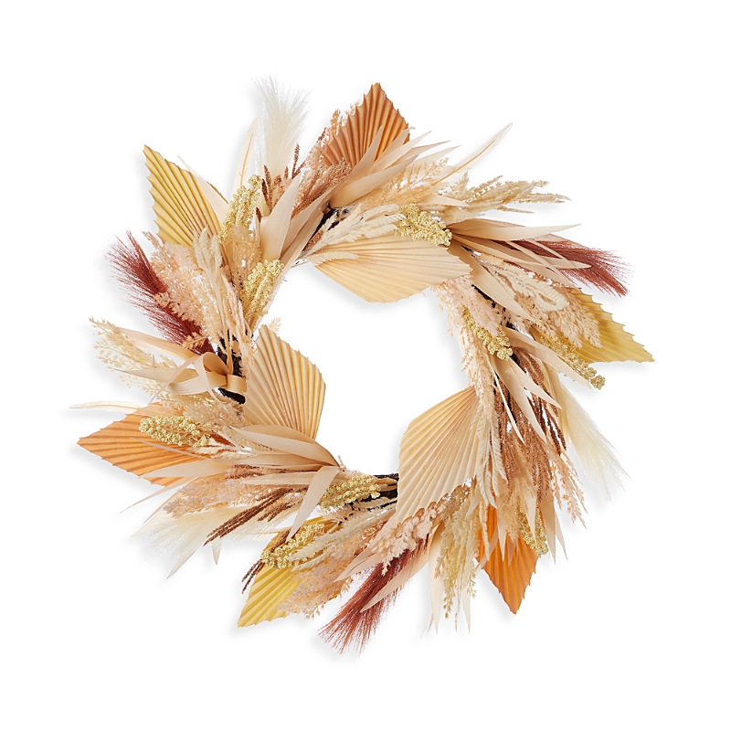 Seasonal Llc Pampas And Palm 24 Wreath