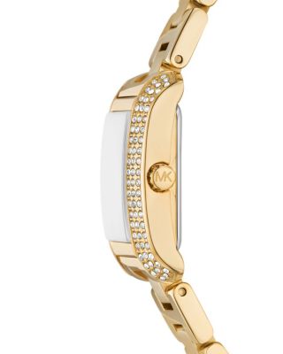 Emery Three Hand Gold Tone Stainless Steel Watch, 23mm x 29mm