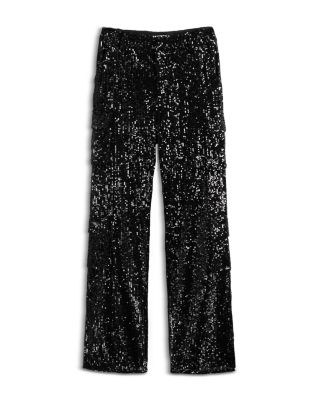 KatieJnyc - Girls' Levi Sequined Cargo Pants - Big Kid