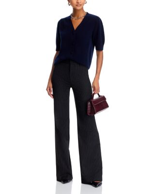 100% Cashmere Puff Sleeve Cardigan -Exclusive