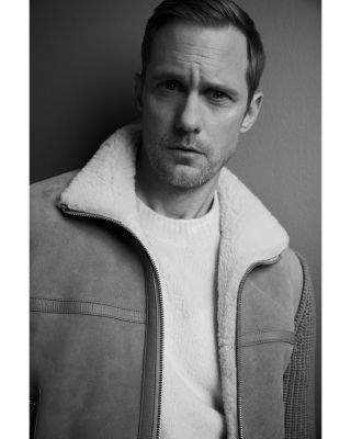 Mixed Media Zip Front Jacket