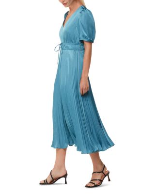 Whistles - Delilah Satin Pleated Dress