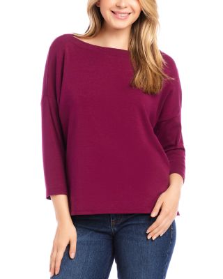 Karen Kane Petite Boat Neck Top