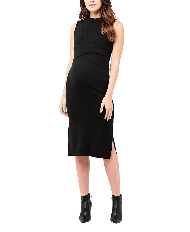 Ripe Maternity Layered Knit Nursing Dress