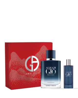 Giorgio Armani Acqua di Gio Profondo セット Acqua Di Gio Profondo 3pc Set Parfum Spray 2.5 oz Shampoo