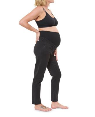 Hunter Over Bump Crop Jean in Black