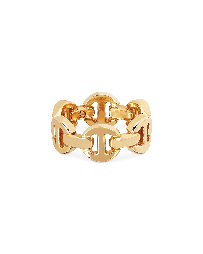 Hoorsenbuhs 18k Yellow Gold Brute Classic Tri Link Ring In Gold