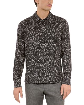 The Kooples - Printed Long Sleeve Button Front Shirt