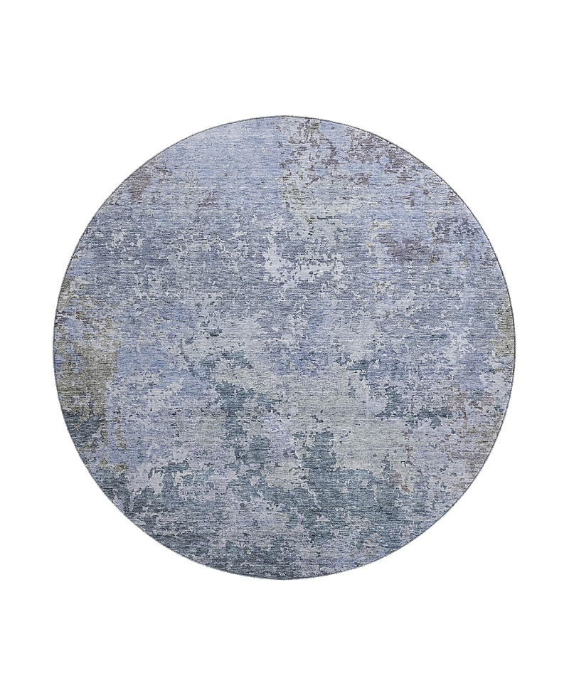Dalyn Rug Company Bresca Bc6 Round Area Rug, 8' X 8' In Blue