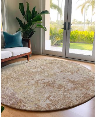 Dalyn Luxury Washable Bresca BC6 Round Area Rug, 8' x 8'