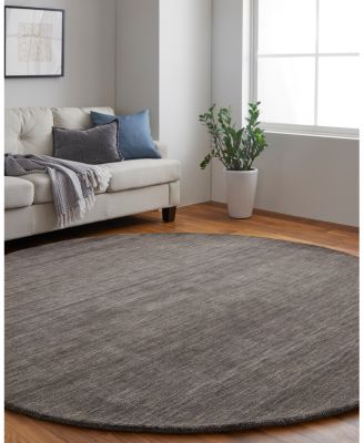 Feizy Luna 8049F Round Area Rug, 8' x 8'