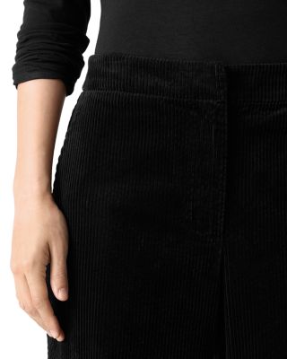 Cotton Corduroy Wide Leg Pants