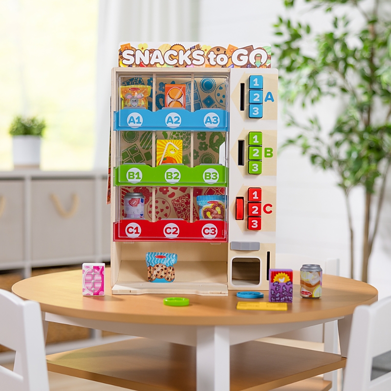 Melissa & Doug Vending Machine Pretend Play - Play Set - Ages 3-6