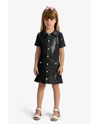 Girls' Noah Sequins Mini Dress - Little Kid, Big Kid