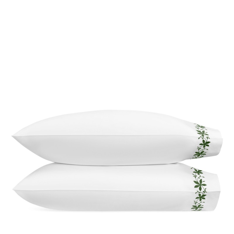 Matouk Callista Standard Pillowcase Set in Clover