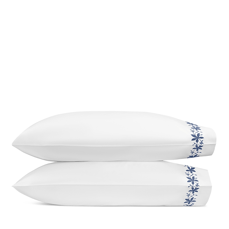 Matouk Callista Standard Pillowcase Set In Bluebell