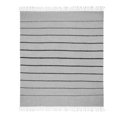 Amelia Boucle Stripe Alpaca Throw