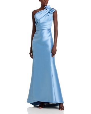 Amsale - One Shoulder Bow Gown