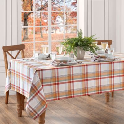 Seneca Plaid Harvest Cotton Rectangle Tablecloth, 102&amp;quot; x 60&amp;quot;