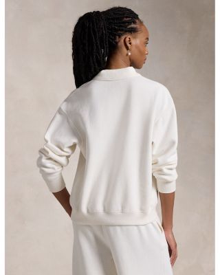 Polo Collar Fleece Pullover