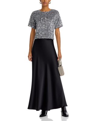 Cressa Sequined Velvet Top