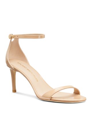 Stuart Weitzman - Nudist II 75 Patent Leather Sandals