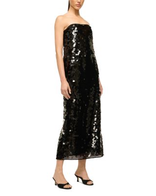 Casey Paillette Strapless Dress