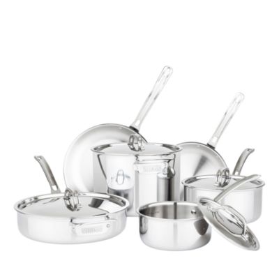 Viking - 3 Ply Stainless Steel 10 Piece Cookware Set