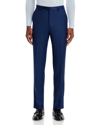 Wool Slim Fit Suit Pants