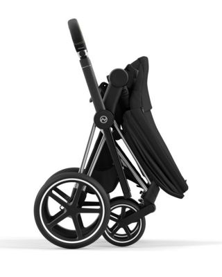 PRIAM 4 Stroller – Chrome Frame and Black Handle