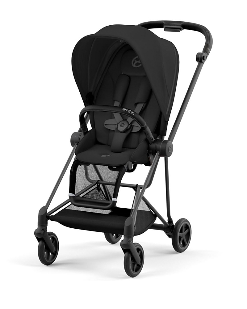 Cybex Mios 3 Stroller In Matte Black Frame/sepia Black Seat Pack