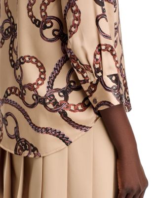 Dani Silk Chain Blouse