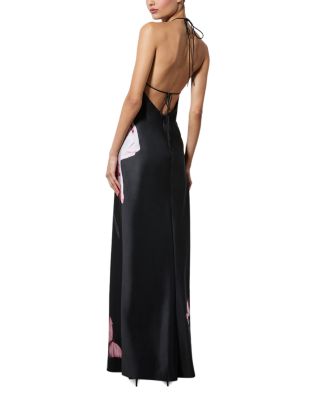 Alice and Olivia Montana Low Back Dress with Detachable Scarf |  Bloomingdale's Women