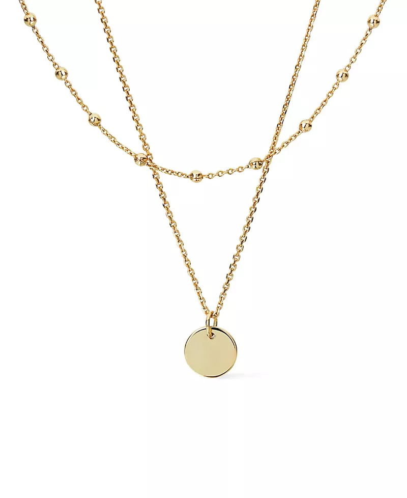 Ana Luisa Coin Necklace Set - Willow