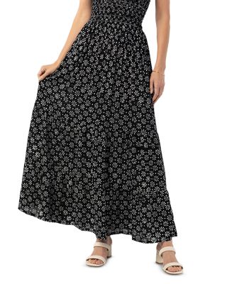Nirvana Slim Fit Smocked Maxi Dress