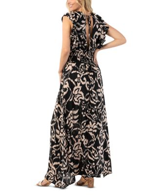 Dahlia Tie Dye Cover Up Maxi Dress